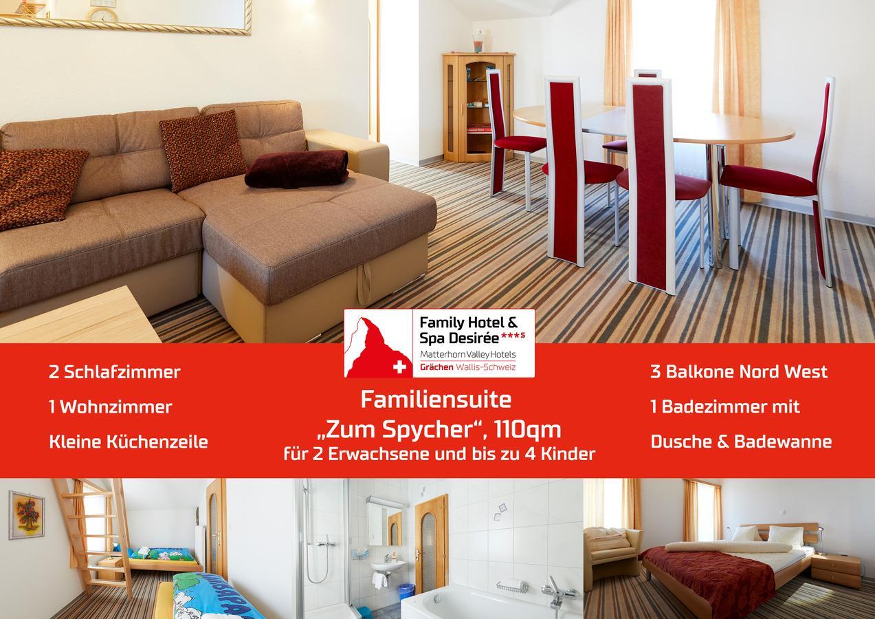 Family Hotel Desiree Grachen Bagian luar foto