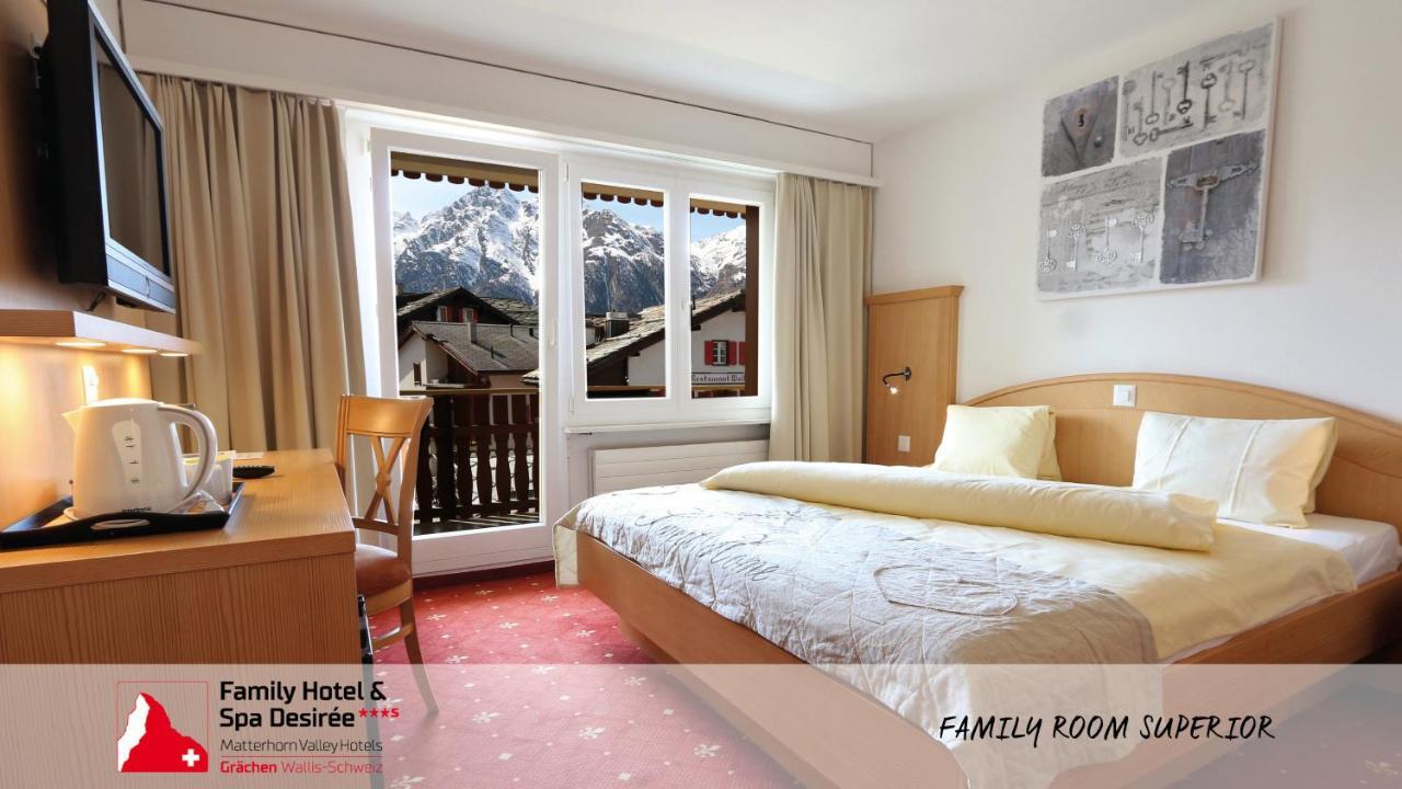 Family Hotel Desiree Grachen Bagian luar foto